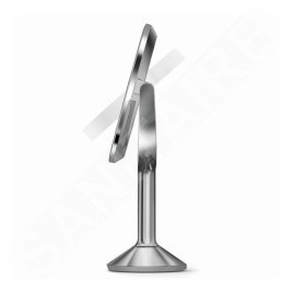 Simplehuman Miroirs cosmétiques - Miroir cosmétique avec éclairage LED, inox brossé ST3024