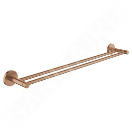 Grohe Essentials - Double barre pour serviettes, Warm Sunset brossé 40802DL1
