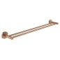 Grohe Essentials - Double barre pour serviettes, Warm Sunset brossé 40802DL1