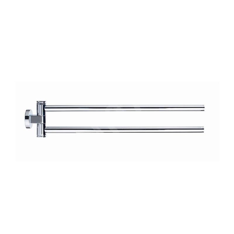 Duravit D-Code - Porte-serviettes, pivotant, longueur 450 mm, chrome 0099221000