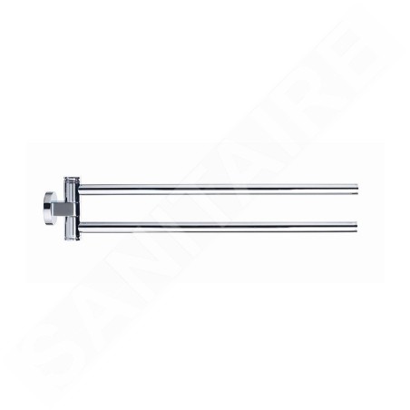 Duravit D-Code - Porte-serviettes, pivotant, longueur 450 mm, chrome 0099221000