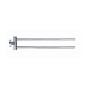 Duravit D-Code - Porte-serviettes, pivotant, longueur 450 mm, chrome 0099221000