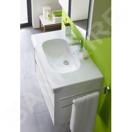 Duravit D-Code - Porte-serviettes, pivotant, longueur 450 mm, chrome 0099221000