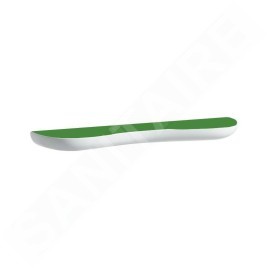 Laufen Florakids - Tablette en céramique, 550 mm, blanc/vert H8770310720001