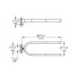 Grohe Selection - Porte-serviettes double, Hard Graphite brossé 41059AL0