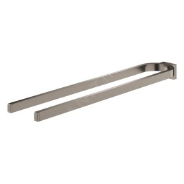 Grohe Selection - Porte-serviettes double, Hard Graphite brossé 41059AL0