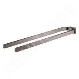 Grohe Selection - Porte-serviettes double, Hard Graphite 41059A00