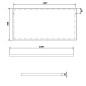 Sapho Miroirs - Miroir Arowana dans un cadre, 1200x600 mm, noir mat AWB1260 Sapho Miroirs - Miroir Arowana dans un cadre, 1200x600 mm, noir mat AWB1260