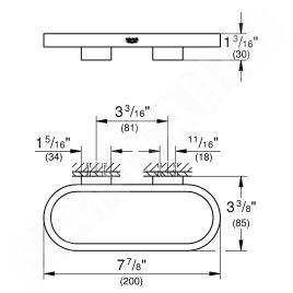 Grohe Selection - Porte-serviettes, nickel brossé 41035EN0