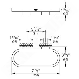 Grohe Selection - Porte-serviettes, Cool Sunrise brossé 41035GN0