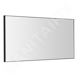 Sapho Miroirs - Miroir Arowana dans un cadre, 1000x500 mm, noir mat AWB1050