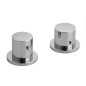 Sapho Robinetterie - Mitigeur thermostatique sur bord de baignoire, installation 2 trous, chrome TH100