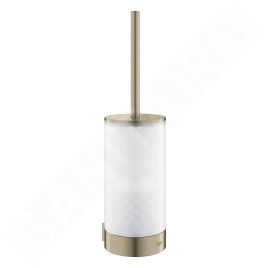 Grohe Selection - Brosse de toilette avec support mural, verre/nickel brossé 41076EN0
