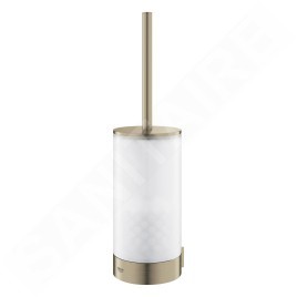 Grohe Selection - Brosse de toilette avec support mural, verre/nickel brossé 41076EN0