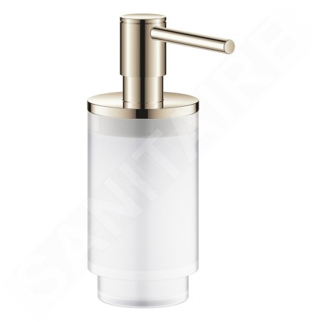 Grohe Selection - Distributeur de savon liquide, verre/nickel poli 41028BE0