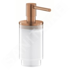Grohe Selection - Distributeur de savon liquide, verre/Warm Sunset brossé 41028DL0
