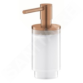 Grohe Selection - Distributeur de savon liquide, verre/Warm Sunset brossé 41028DL0