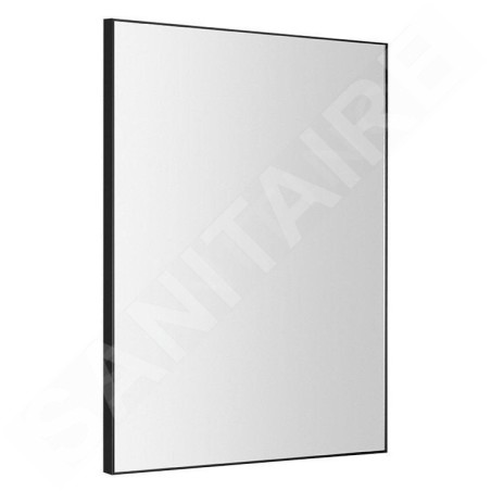 Sapho Miroirs - Miroir Arowana dans un cadre, 600x800 mm, noir mat AWB6080