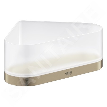 Grohe Selection - Tablette de douche, avec support, d'angle, nickel brossé 41038EN0