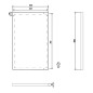 Sapho Miroirs - Miroir Arowana dans un cadre, 600x800 mm, noir mat AWB6080 Sapho Miroirs - Miroir Arowana dans un cadre, 600x800 mm, noir mat AWB6080