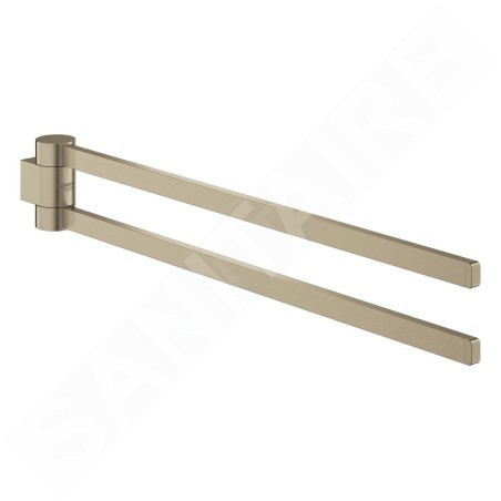 Grohe Selection - Porte-serviettes double, rotatif, nickel brossé 41063EN0