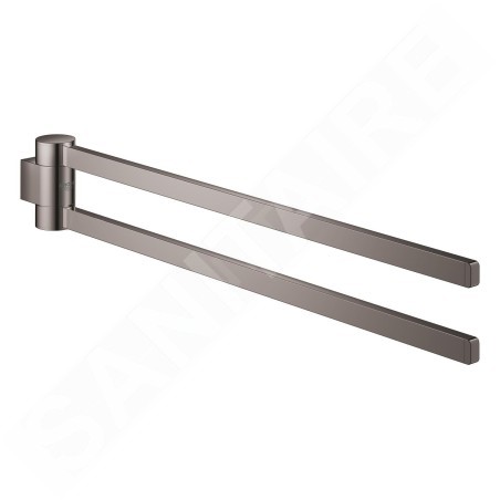 Grohe Selection - Porte-serviettes double, rotatif, Hard Graphite 41063A00