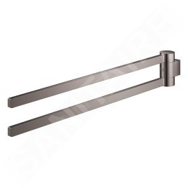 Grohe Selection - Porte-serviettes double, rotatif, Hard Graphite 41063A00
