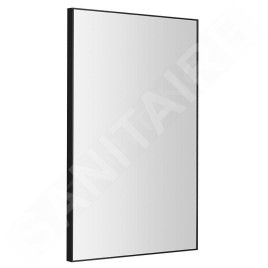 Sapho Miroirs - Miroir Arowana dans un cadre, 500x800 mm, noir mat AWB5080