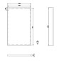 Sapho Miroirs - Miroir Arowana dans un cadre, 500x800 mm, noir mat AWB5080 Sapho Miroirs - Miroir Arowana dans un cadre, 500x800 mm, noir mat AWB5080