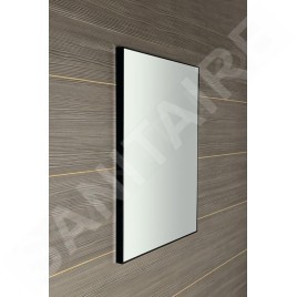 Sapho Miroirs - Miroir Arowana dans un cadre, 500x800 mm, noir mat AWB5080