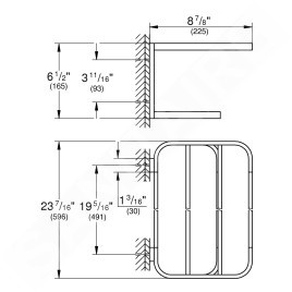 Grohe Selection - Porte-serviettes, nickel brossé 41066EN0
