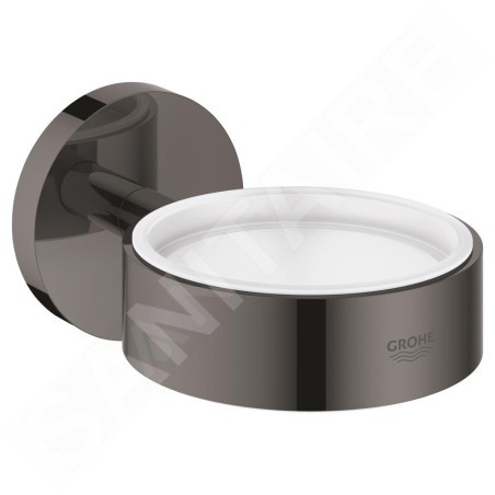 Grohe Essentials - Porte-verre / porte-savon, graphite foncé 40369A01