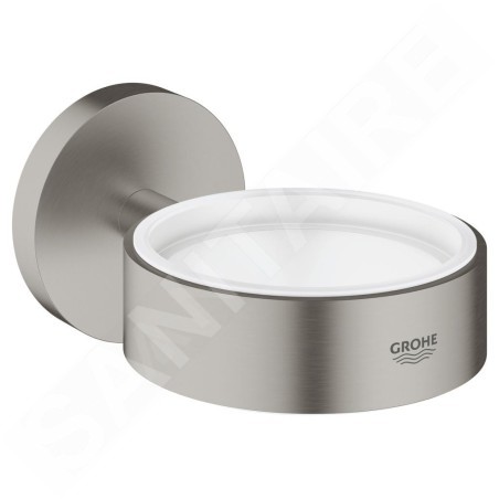 Grohe Essentials - Porte-verre/porte-savon, supersteel 40369DC1