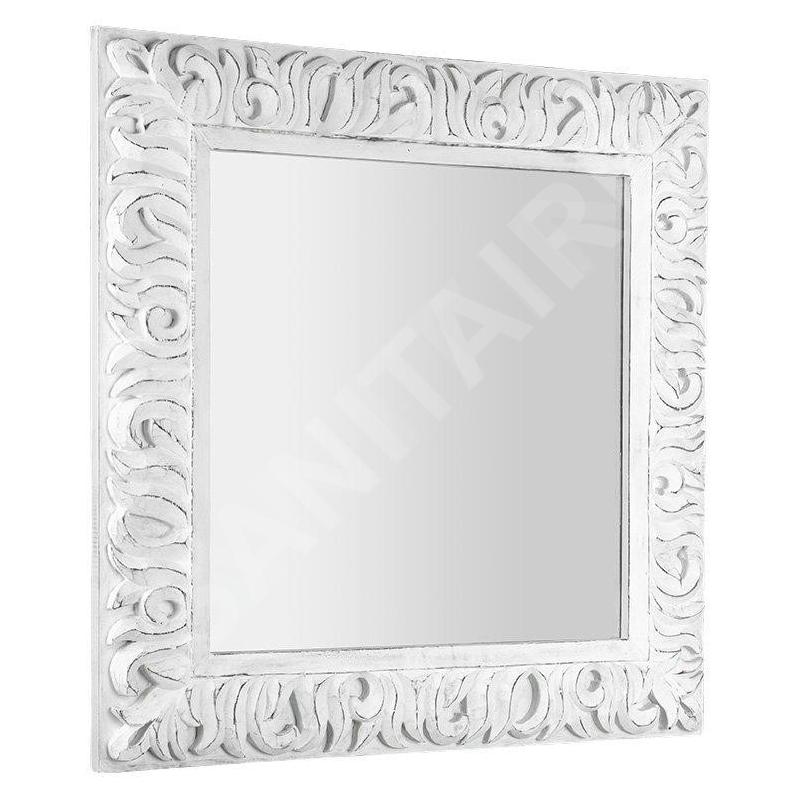 Sapho Miroirs - Miroir Zeegreas dans un cadre, 900x900 mm, blanc IN395 Sapho Miroirs - Miroir Zeegreas dans un cadre, 900x900 mm, blanc IN395