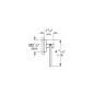 Grohe Essentials - Porte-papier toilette, graphite foncé 40689A01