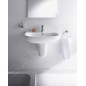 Duravit D-Code - Porte-verre avec support, gauche, verre mat/chrome 0099191000