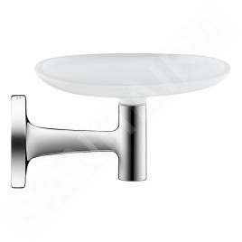 Duravit Starck T - Porte-savon avec support, chrome/verre dépoli 0099331000