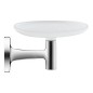 Duravit Starck T - Porte-savon avec support, chrome/verre dépoli 0099331000