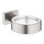 Grohe Essentials Cube - Porte-verre/savon, supersteel 40508DC1