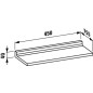 Laufen Kartell - Etagère murale, ambre H3853300810001