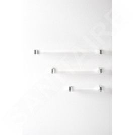 Laufen Kartell - Porte-serviettes 450 mm, chrome/cristal transparent H3813310840001
