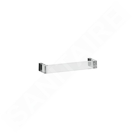 Laufen Kartell - Porte-serviettes 300 mm, chrome/cristal transparent H3813300840001