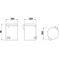 Jika Generic - Poubelle 5 L, inox poli H3893D30042001 Jika Generic - Poubelle 5 L, inox poli H3893D30042001