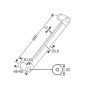 Kludi Sirena Care - Poignée pour baignoire PMR, chrome 6150605-00
