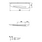 Laufen Il Bagno Alessi One - Etagère avec porte-serviettes, blanc H8709720000001