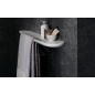 Laufen Il Bagno Alessi One - Etagère avec porte-serviettes, blanc H8709720000001