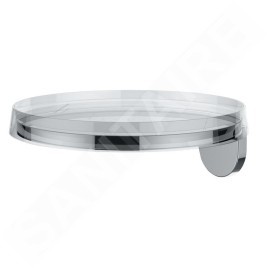 Laufen Kartell - Tablette murale, chrome H3853330040001