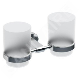 Ravak Chrome - Porte-verre double, chrome / verre X07P189