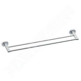 Ravak Chrome - Porte-serviette double, 66 cm, chrome X07P193
