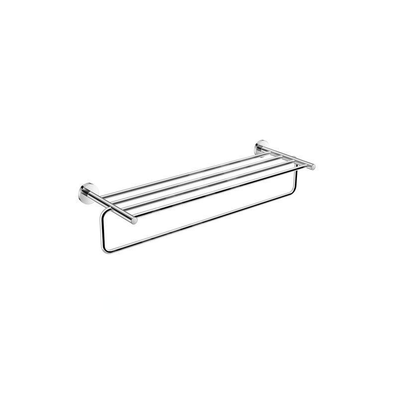 Jika Basic - Porte-serviettes avec barre de suspension, 630 mm, chrome H3813A60040001